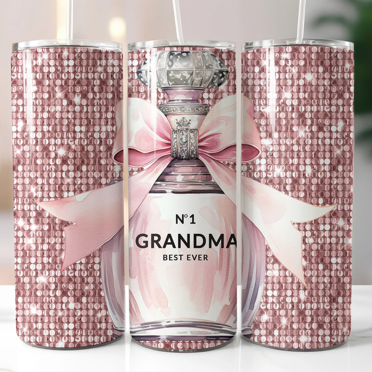 Best Grandma Ever Mother's Day Gift, Grandma Tumbler - Tumbler - Gift for Family - TL026